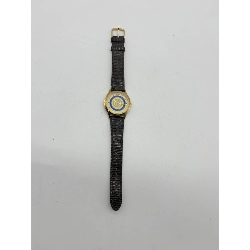 Pulsar Quartz Watch Distinguished President Optimist International Gold Need Bat